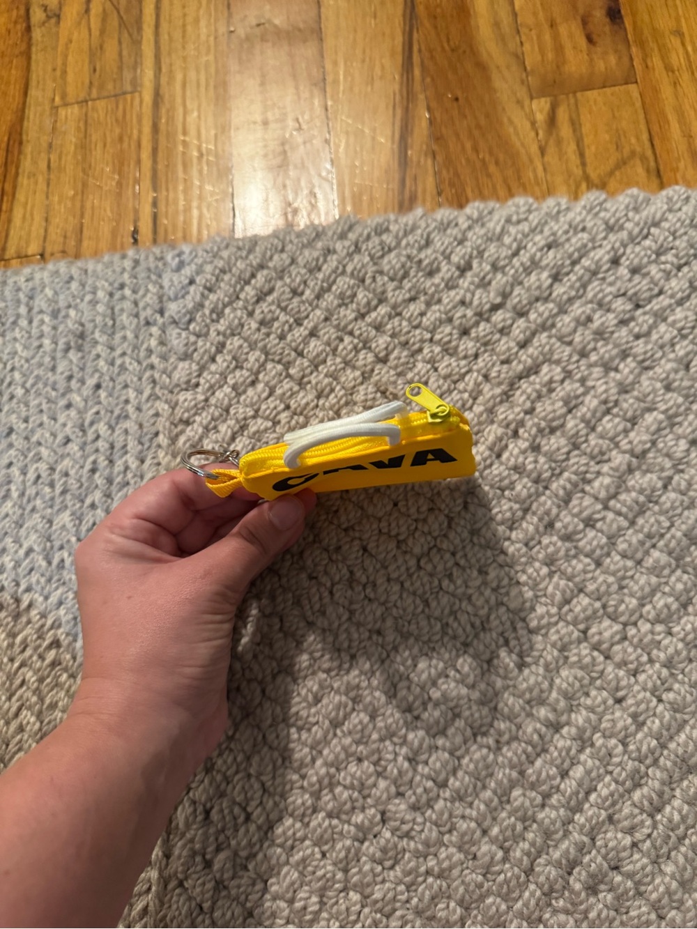 Cava Yellow Mini Keychain Bag - Picture 3 of 3